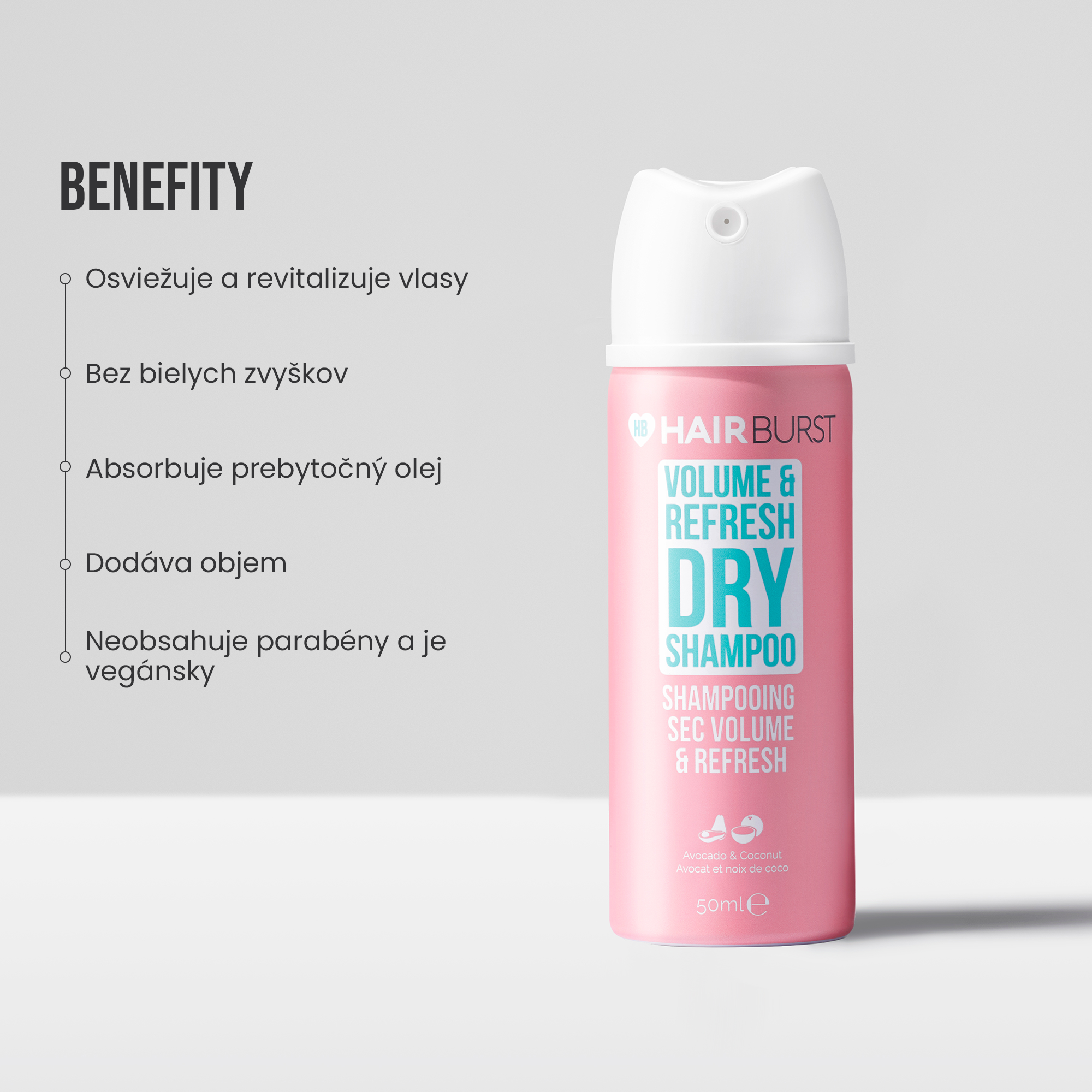 Mini Suchý šampón Volume & Refresh