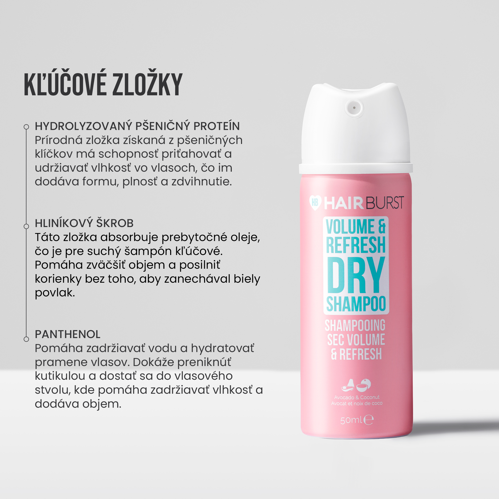 Mini Suchý šampón Volume & Refresh