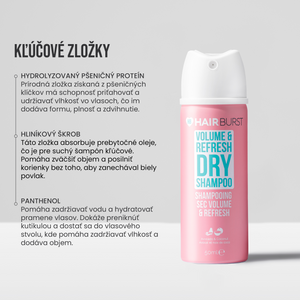 Mini Suchý šampón Volume & Refresh