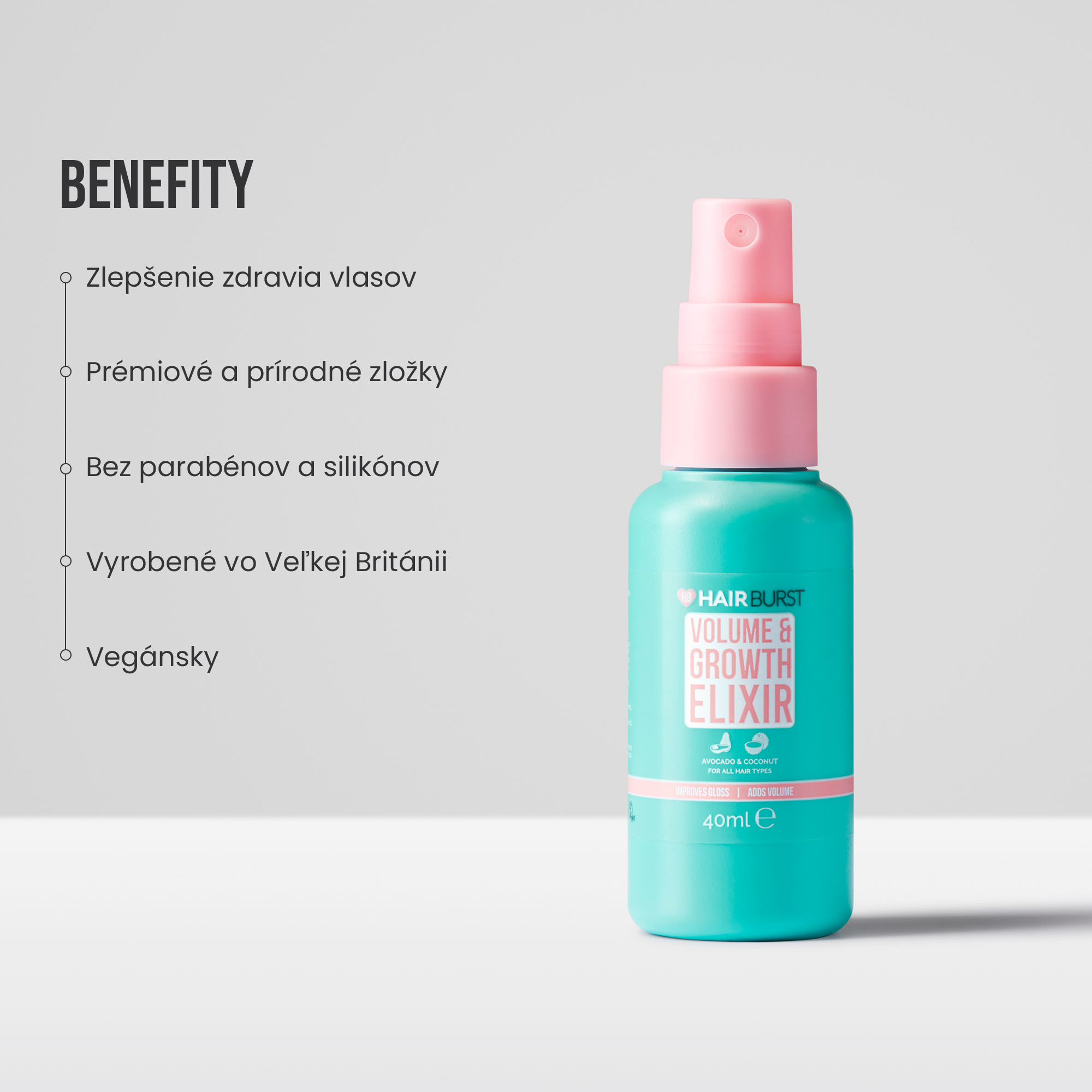 Mini elixír na objem a rast vlasov