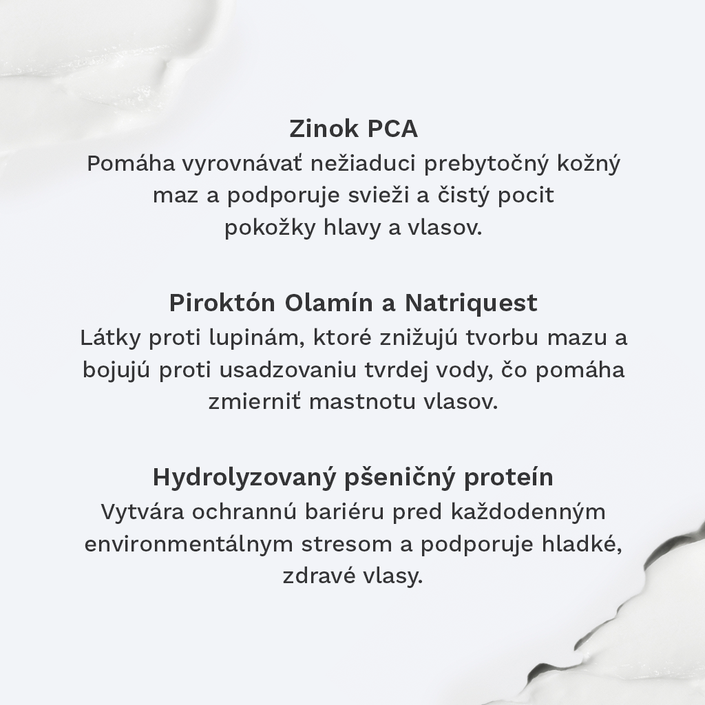 Šampón a kondicionér na mastnú pokožku hlavy a korienky