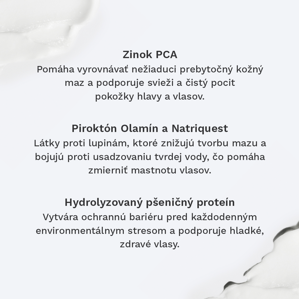 Šampón a kondicionér na mastnú pokožku hlavy a korienky