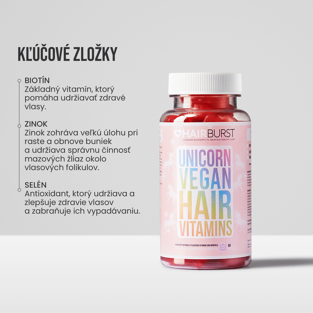 Vegánske vitamíny na rast vlasov 6MS