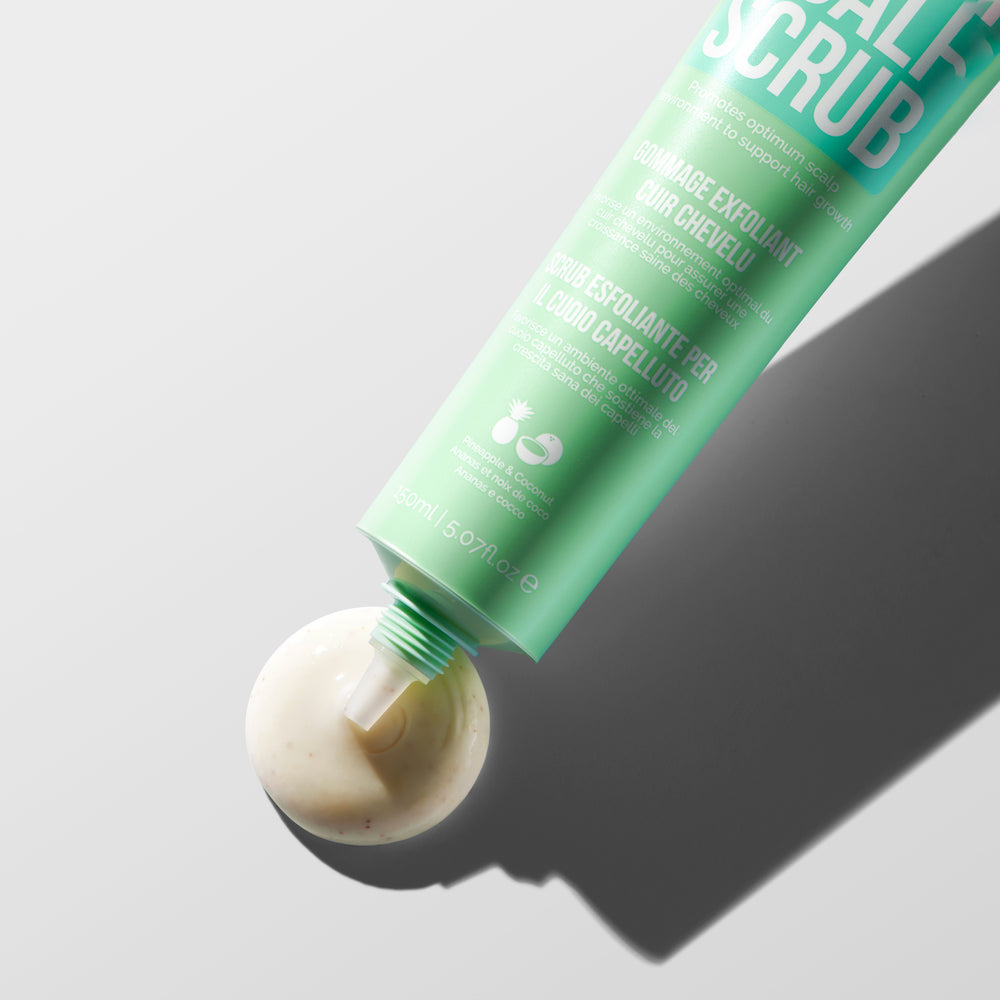 Exfoliačný peeling na mastné vlasy