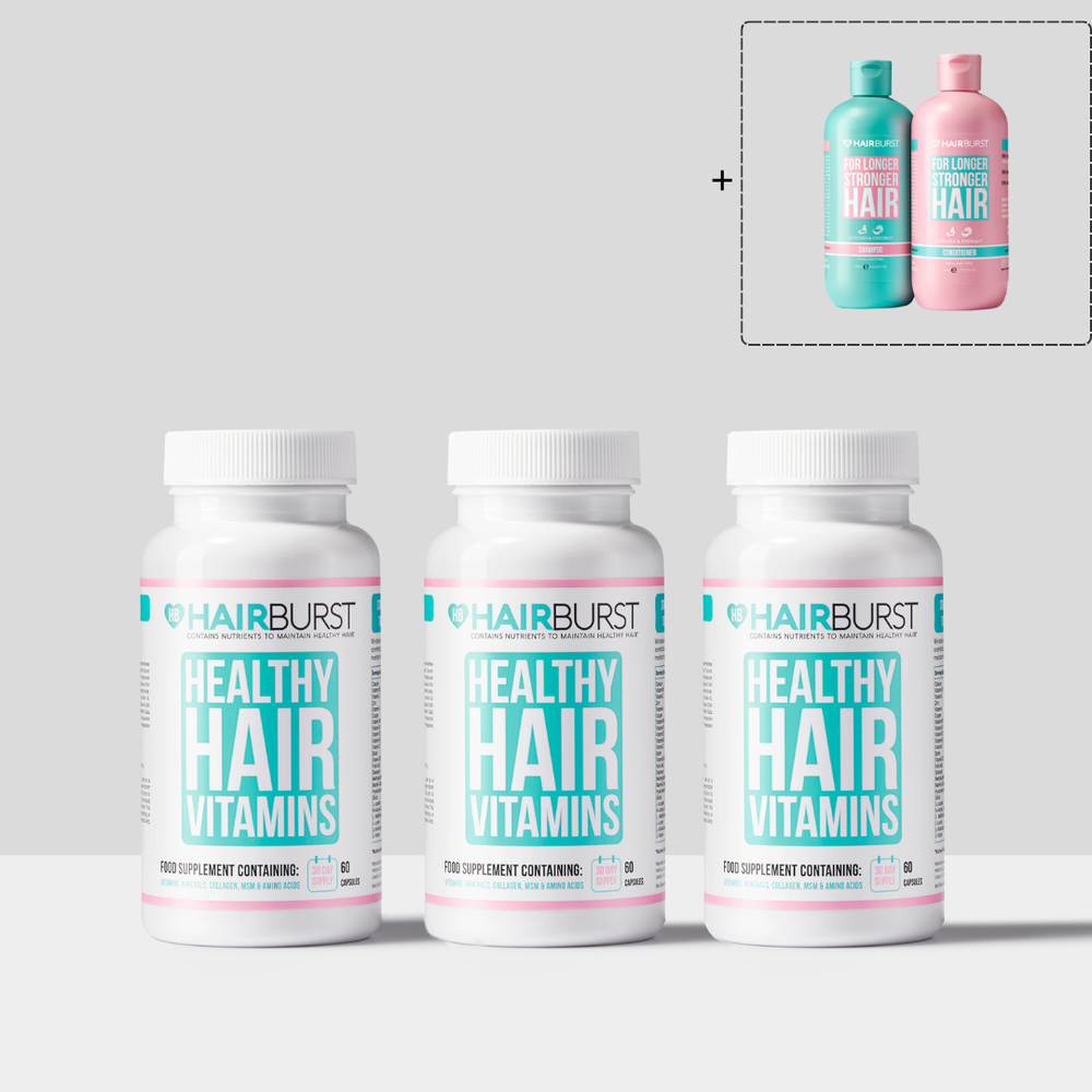 Vitamíny na rast vlasov (s kolagénom) 3-mesačné predplatné