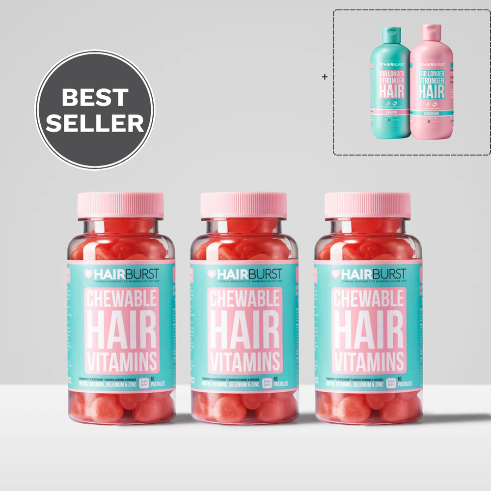 Gumenné vitamíny na rast vlasov 3-mesačné predplatné