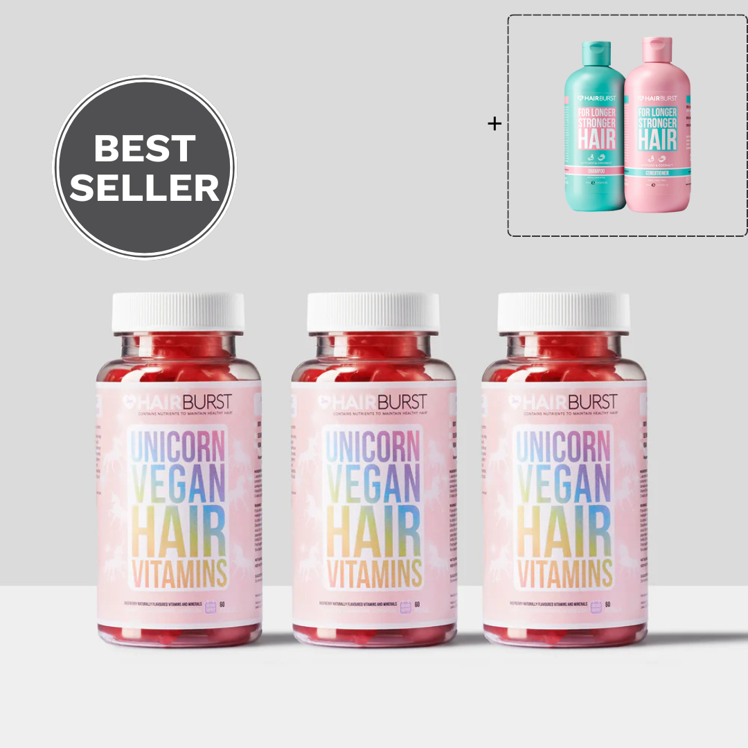 Vegánske vitamíny na rast vlasov 3-mesačné predplatné