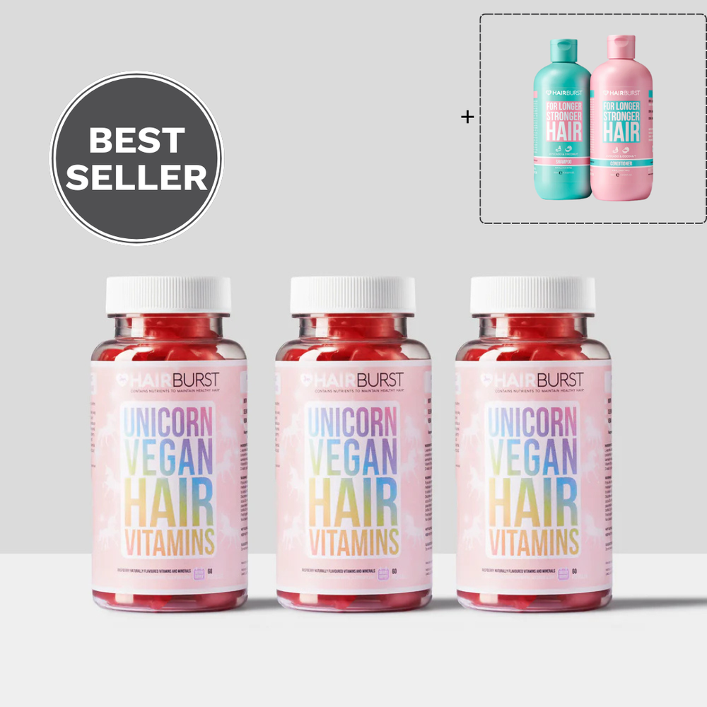 Vegánske vitamíny na rast vlasov 3-mesačné predplatné